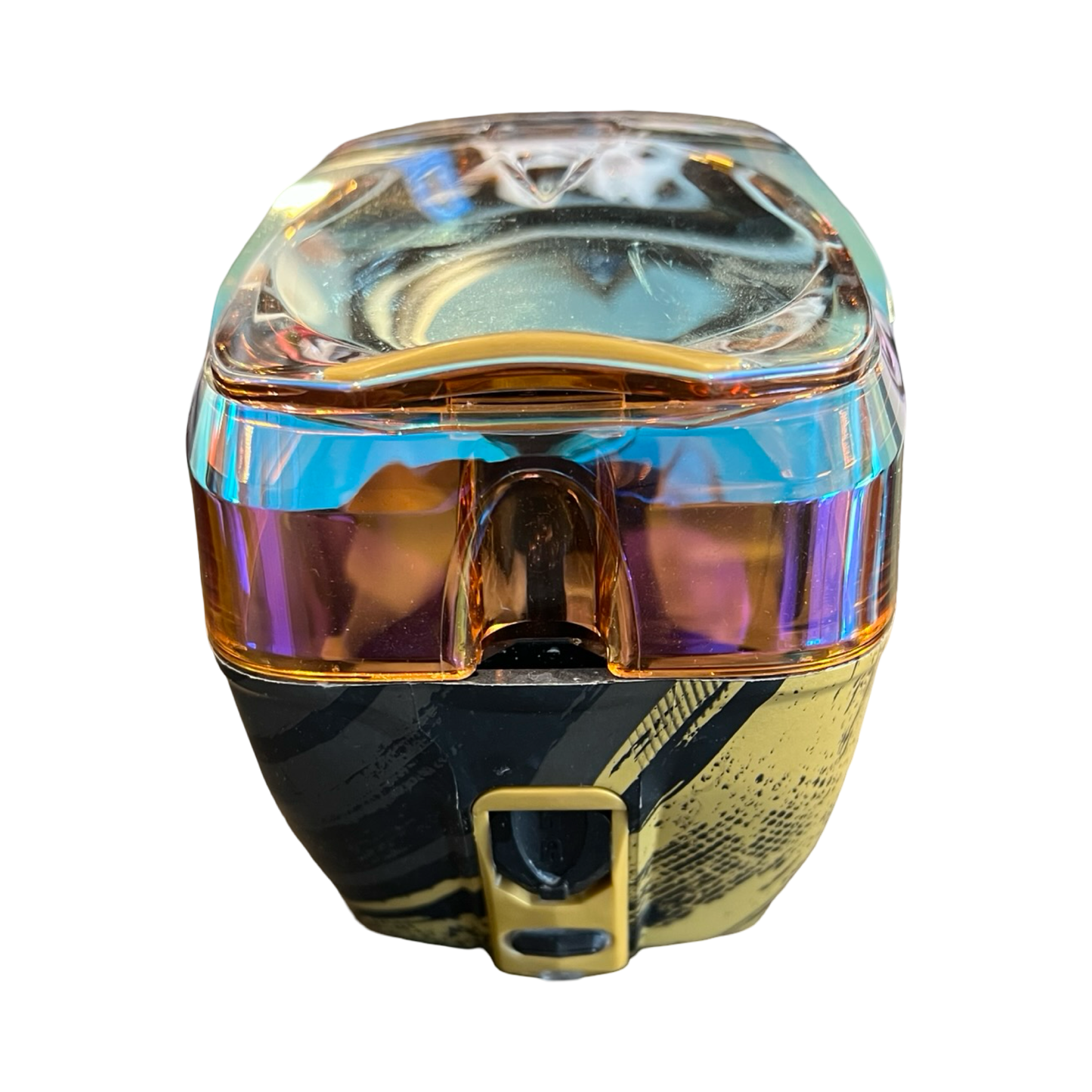 Virtue Spire 260 Hopper Loader Graphic Black & Gold w/ Chromatic Prism Back Shell and Rain Lid