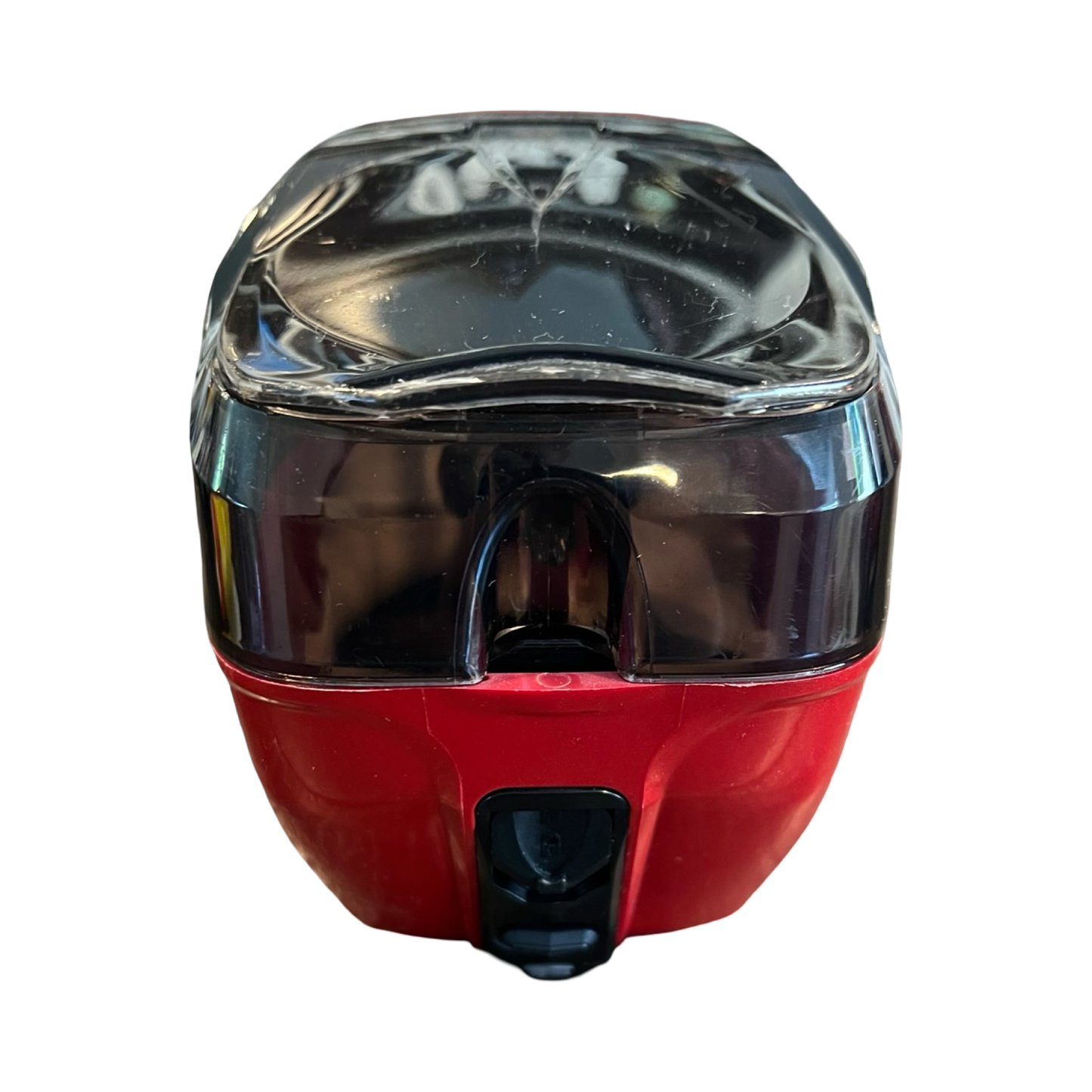 Virtue Spire 260 Hopper Loader Red Gloss Sparkle w/ Smoke Clear Rain Lid