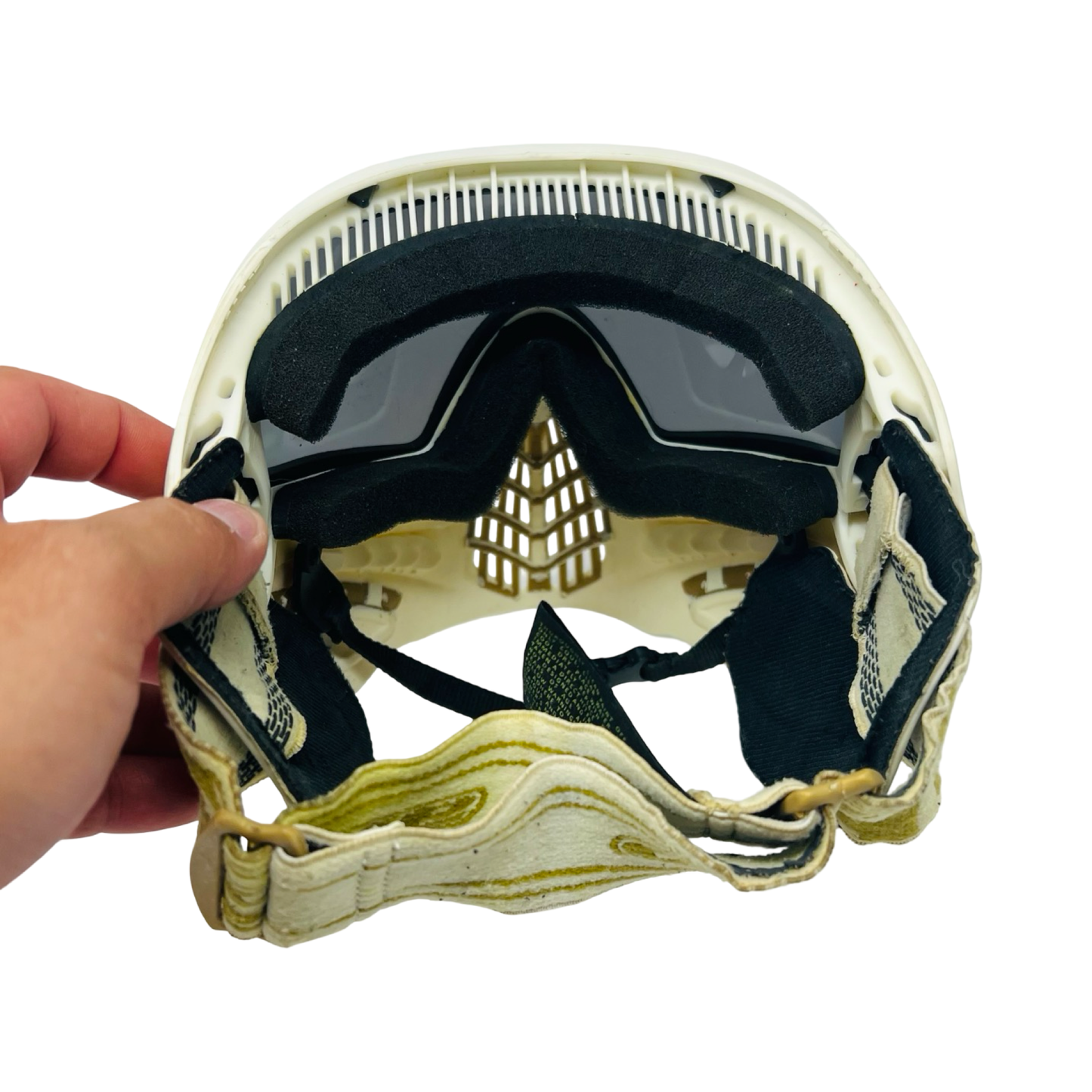 Dye i5 Mask - White / Gold