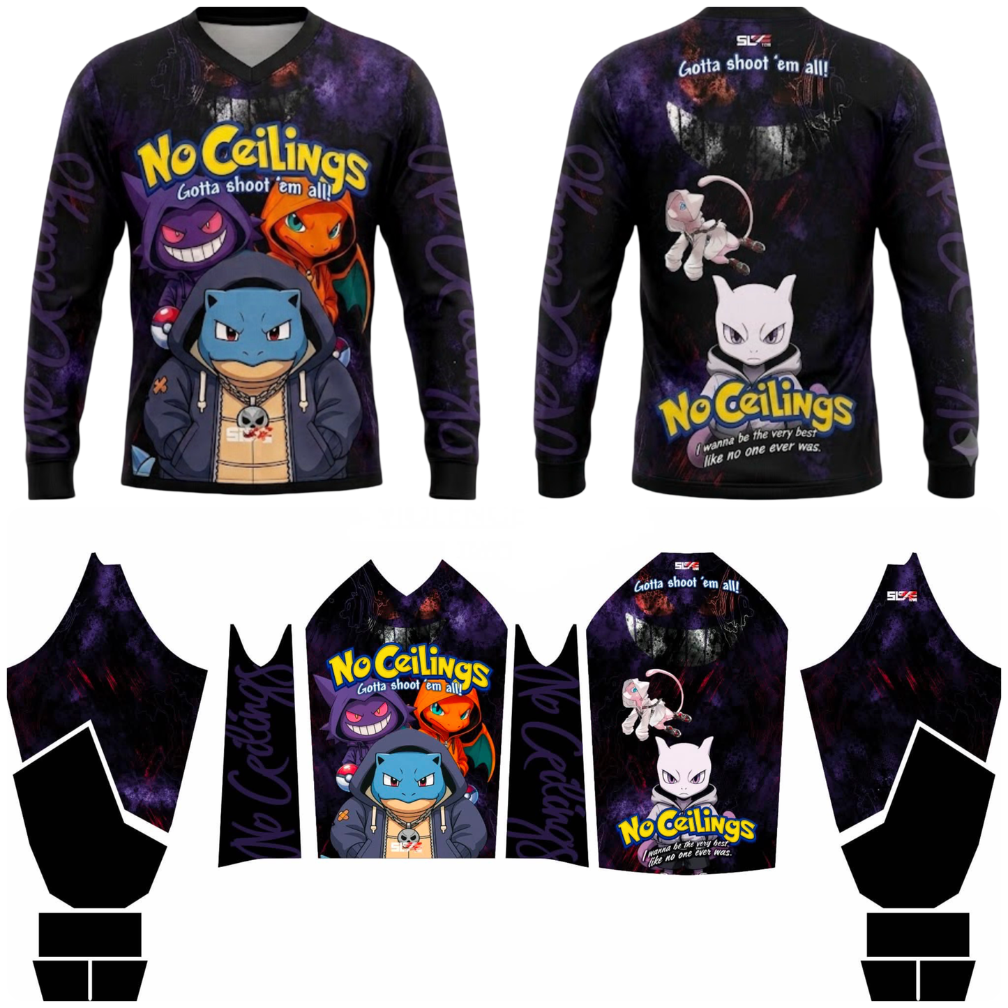 No Ceilings V3 “Gotta Shoot ‘Em All” Jersey (Pre-Order)