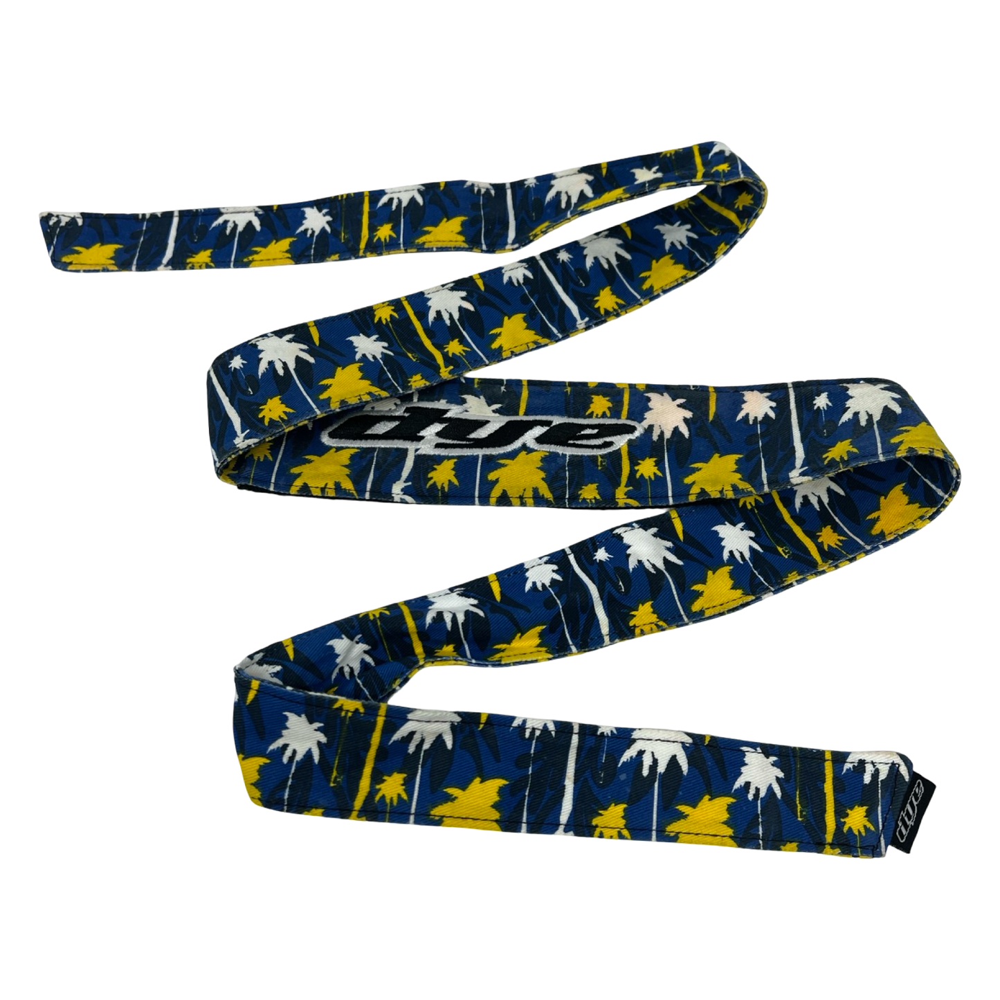 Dye Palm Tree Headband - Blue Yellow White