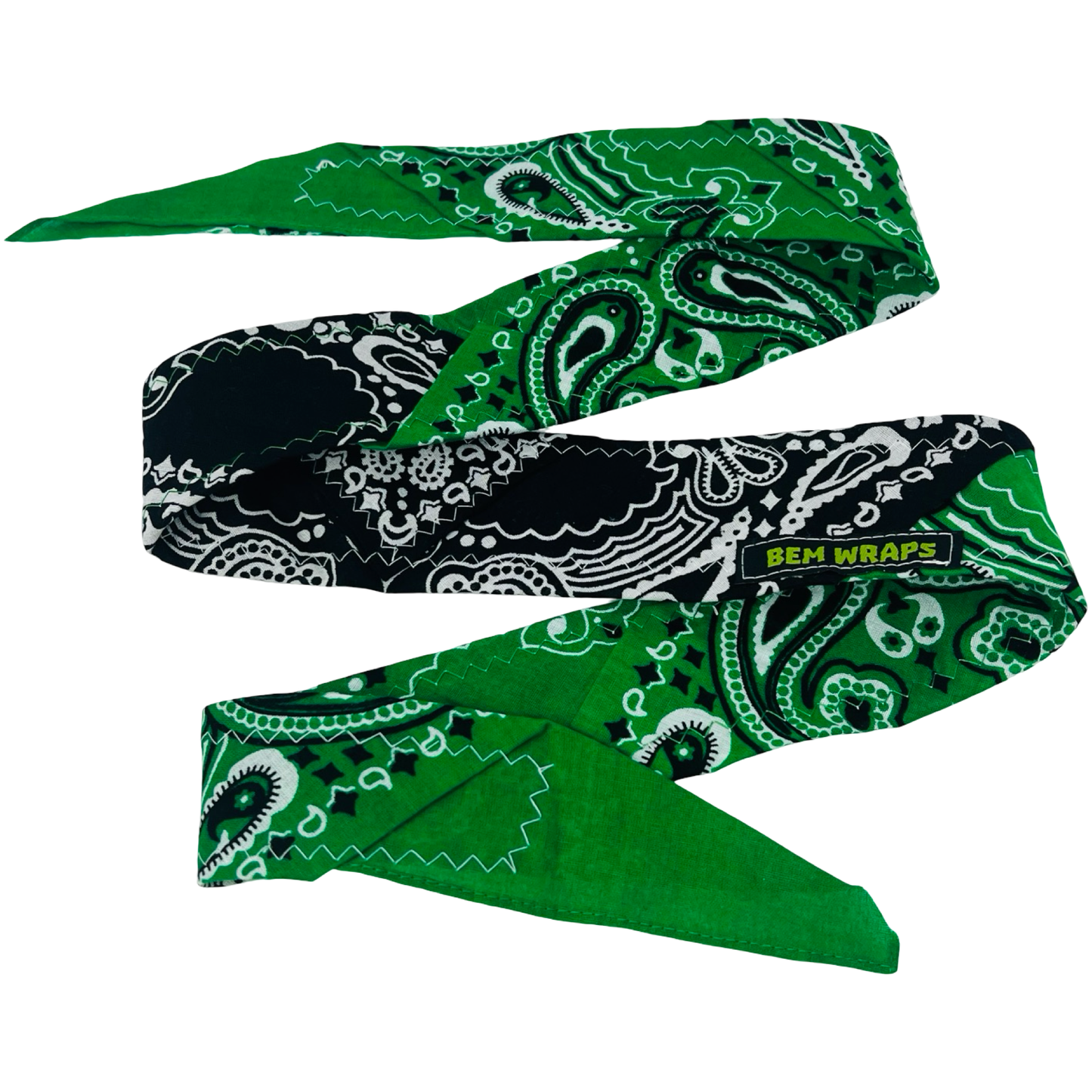 BEM Wraps Green Bandana Headband