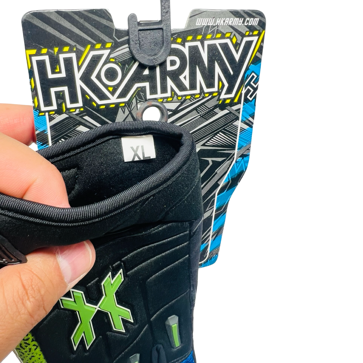 HK Army Hardline Gloves - Slime Green Size XL