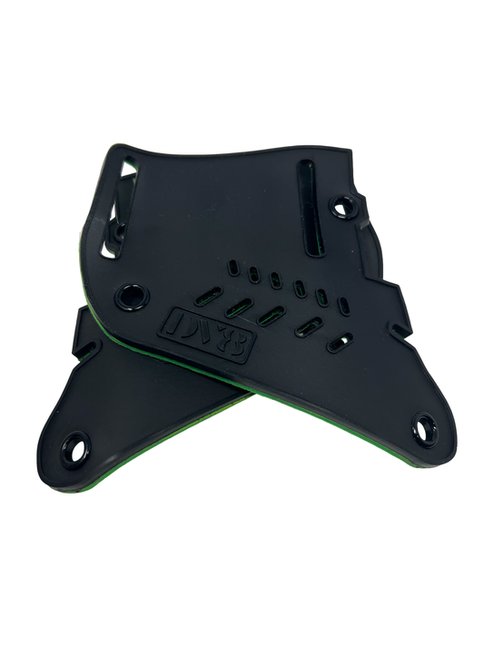 DV8 Black / Green Dual Ears (Rubber Outside Foam Inside)