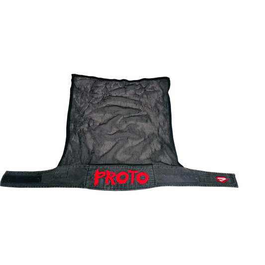 Proto Black Mesh Denim Headwrap