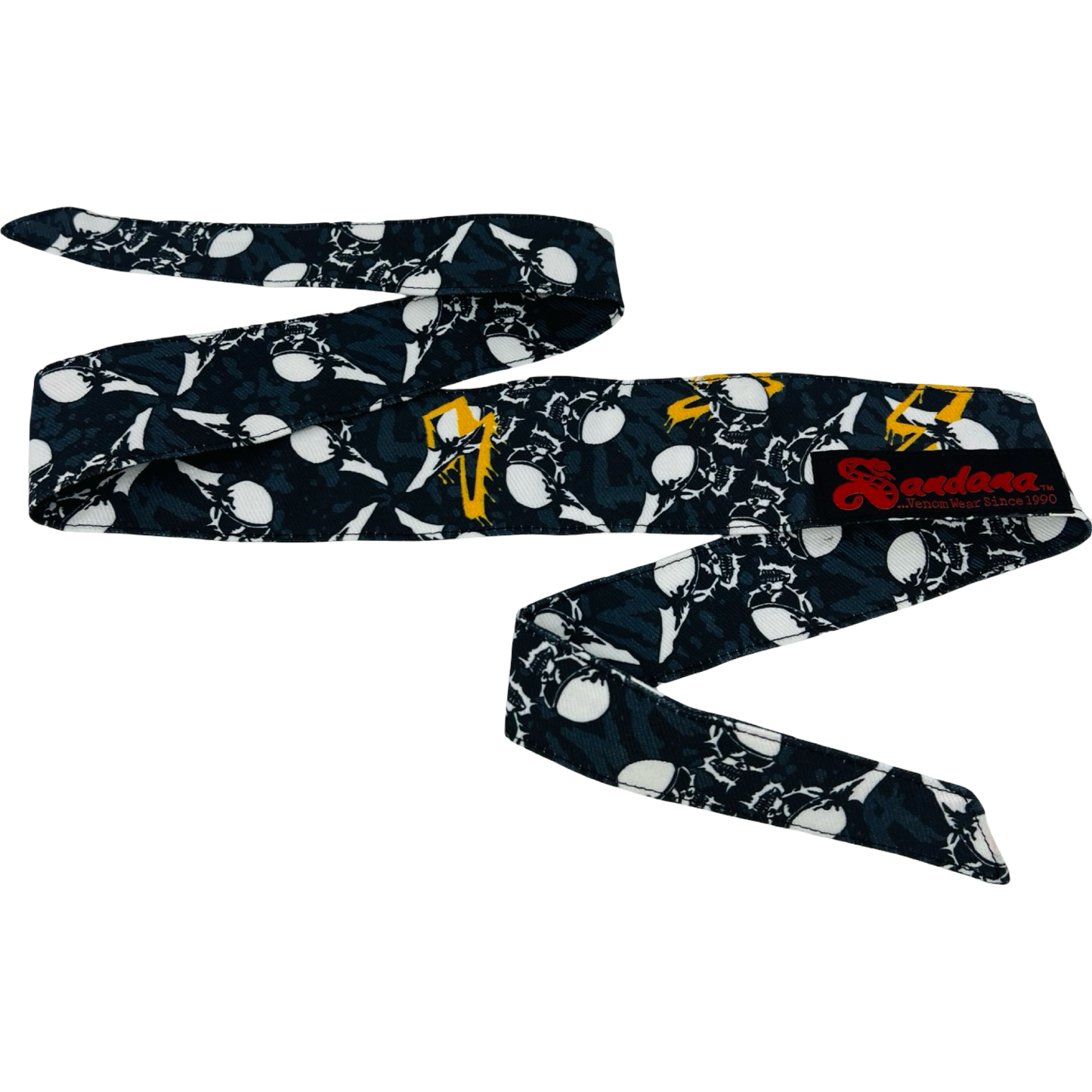 Sandana Headband - Midnight Series - Black & White & Gold