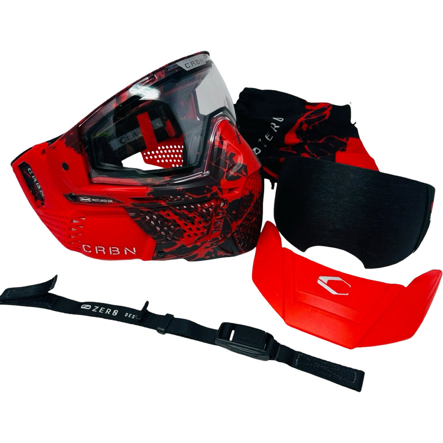 CRBN Pro GRX Bloodsplatter Mask *Like New*