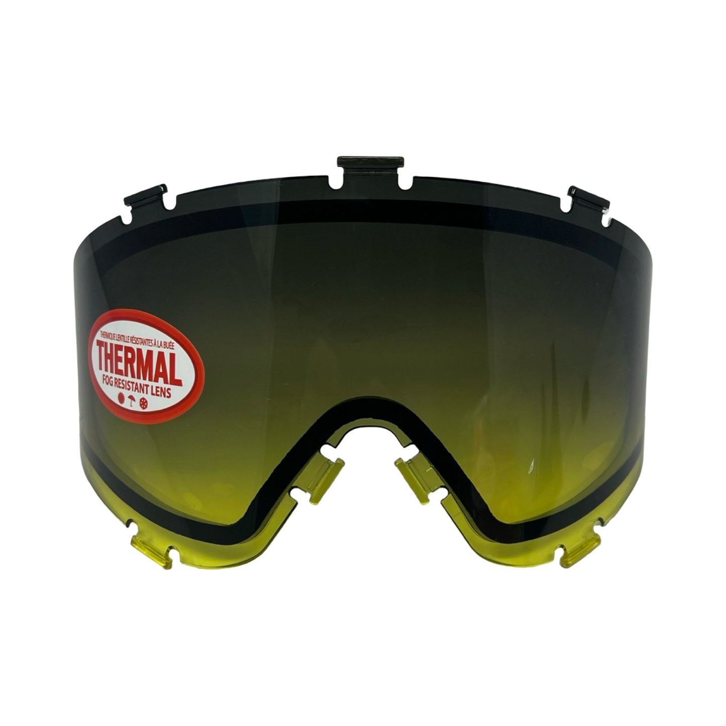 Gradient Yellow Smoke Fade Lens