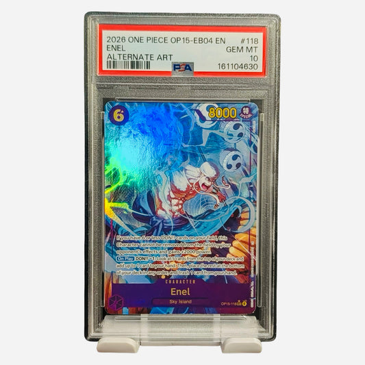 One Piece Enel (Alternate Art) PSA 10 Gem Mint