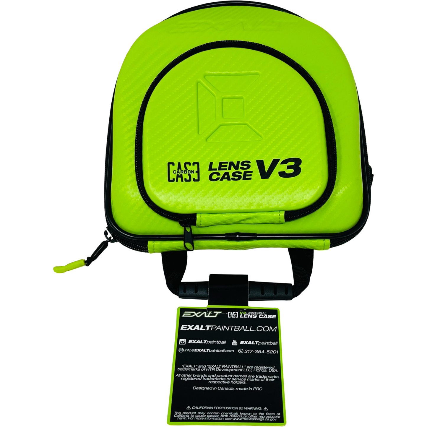 Exalt V3 Lens Case - Lime *Brand New*