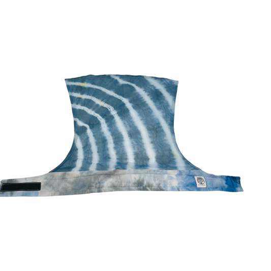 Evil Gerbil Headwrap - Blue / White / Grey