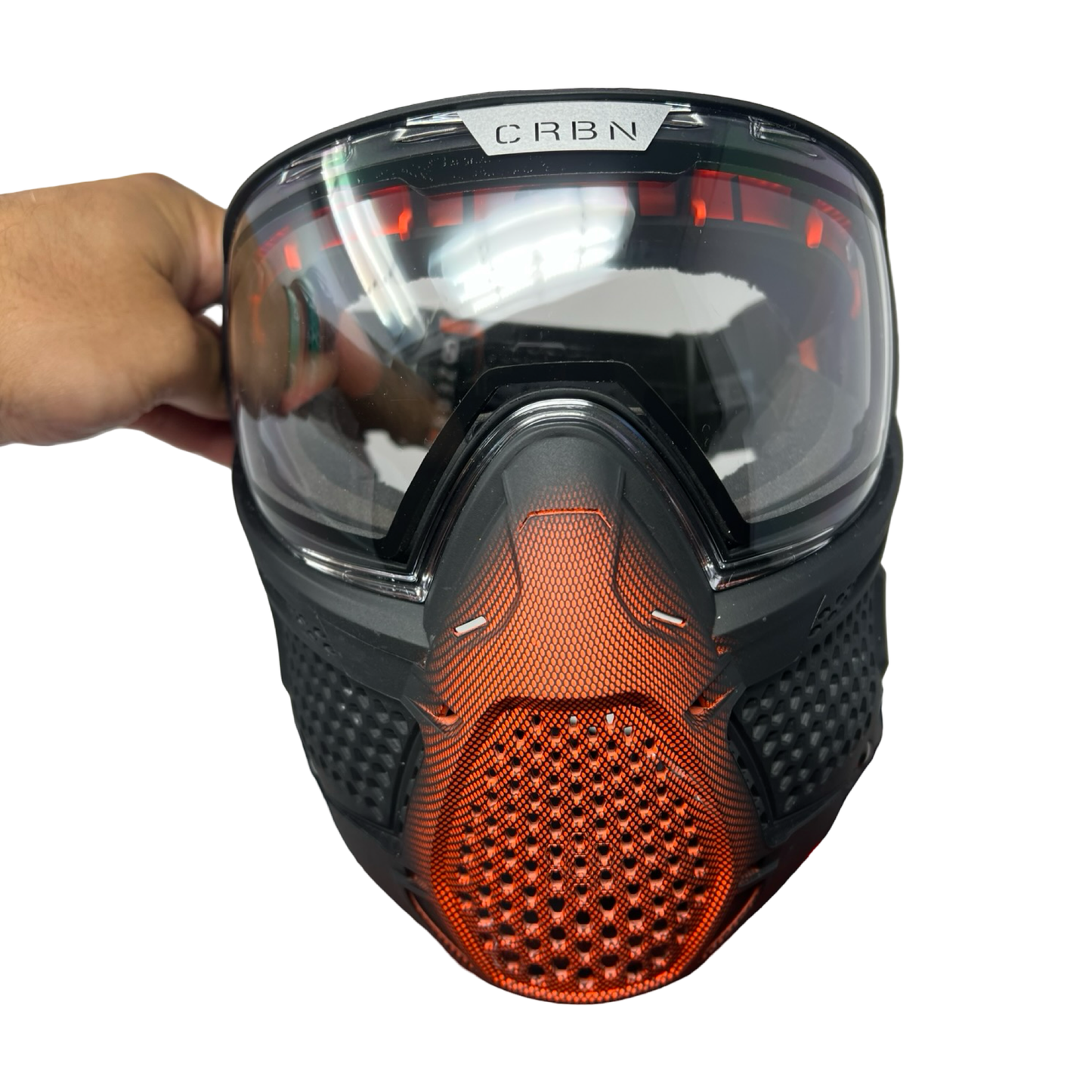 CRBN GRX Red to Black Fade Mask *MINT LOOKS NEW*