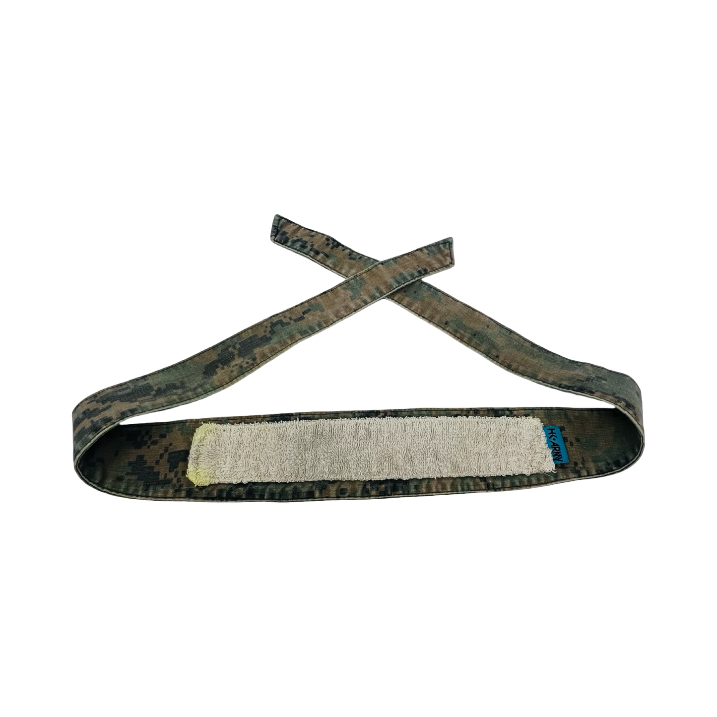 HK Denim Headband - Green / Tan / Black
