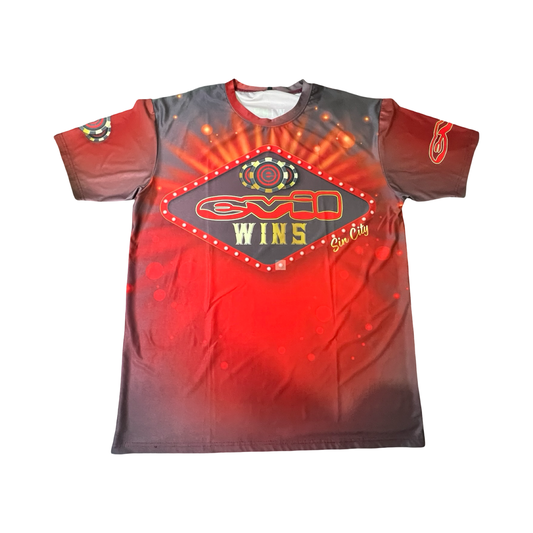 Evil PB Sin City Red Dri Fit Shirt 2XL
