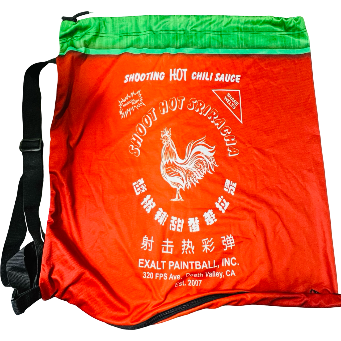 Exalt Pod Bag & Changing Mat - Sriracha