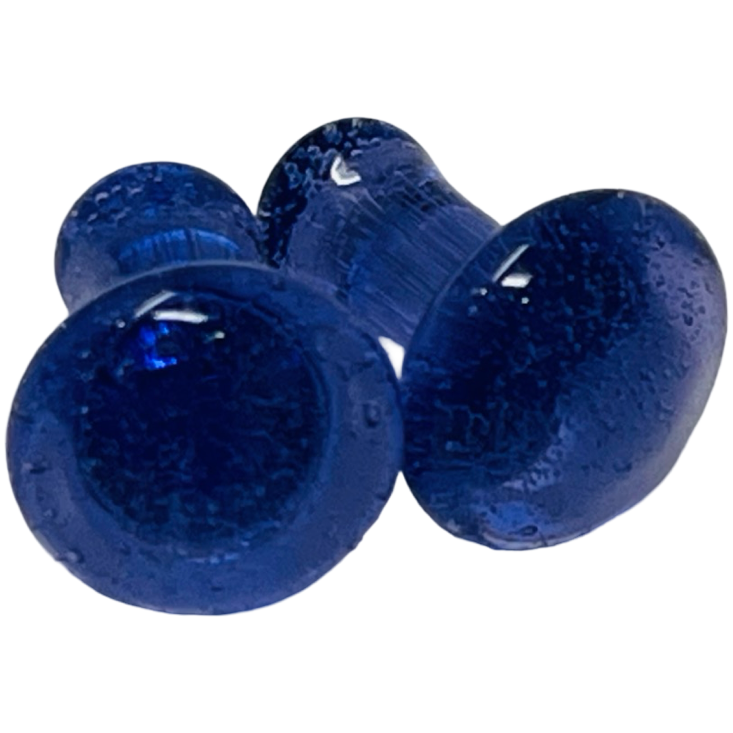 Purple Clear Glass JT Plugs