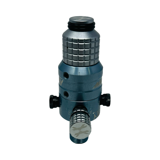 HK Aerolite 2 (Ninja Pro V2) Adjustable Regulator w/ Metal Thread Saver and Nipple Cover - Steel Blue