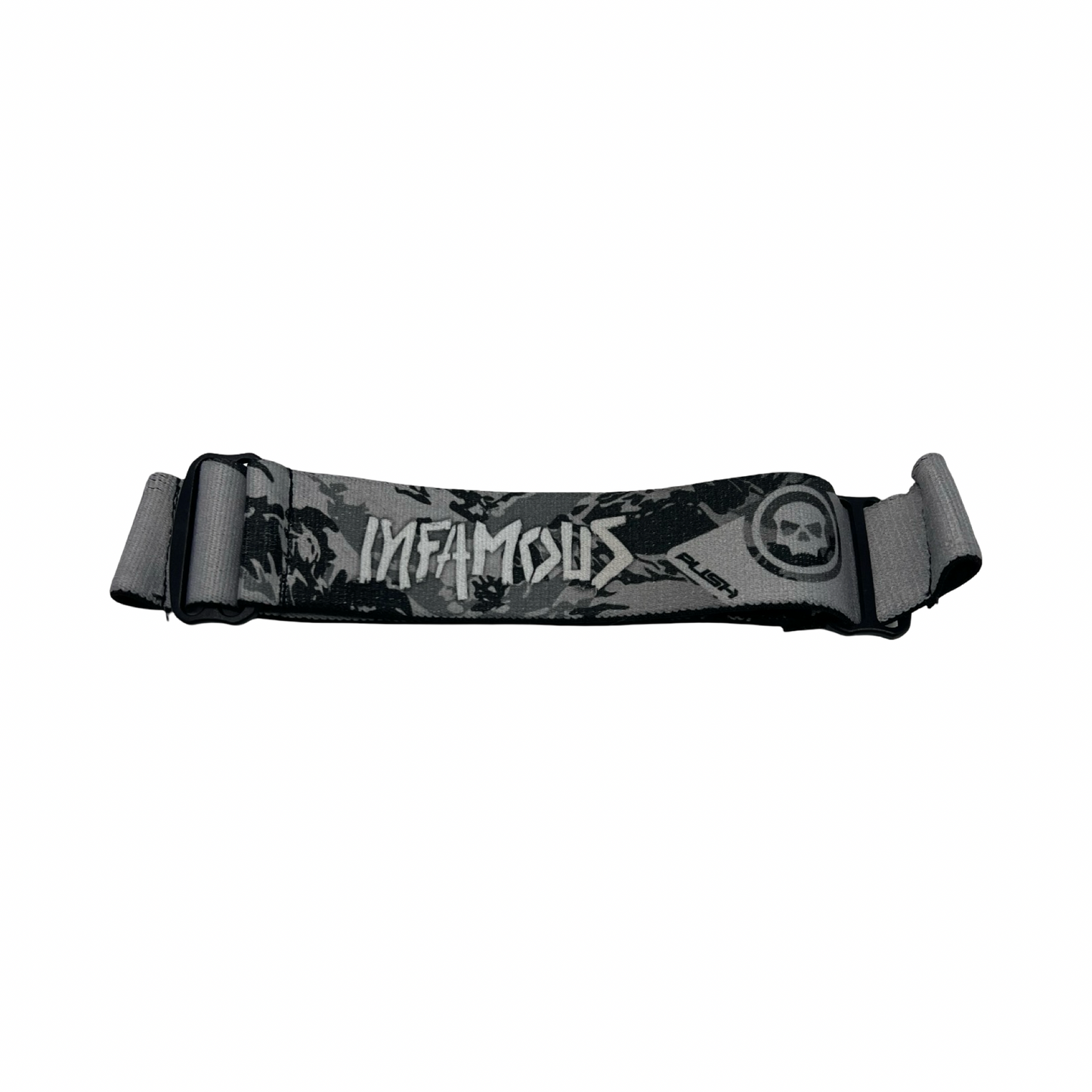 Infamous Goggle Strap - Grey & Black