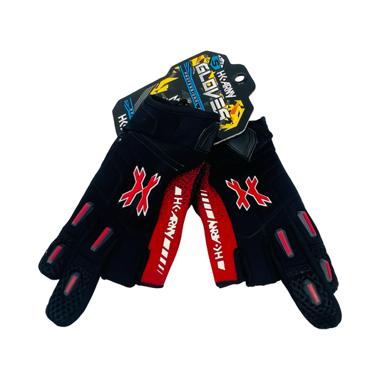 HK Army Hardline Gloves - Red / Lava Size Small