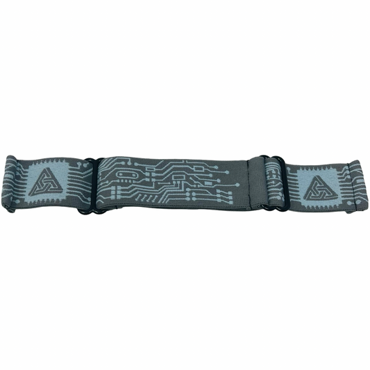33T Grey & White Circuit Board Strap