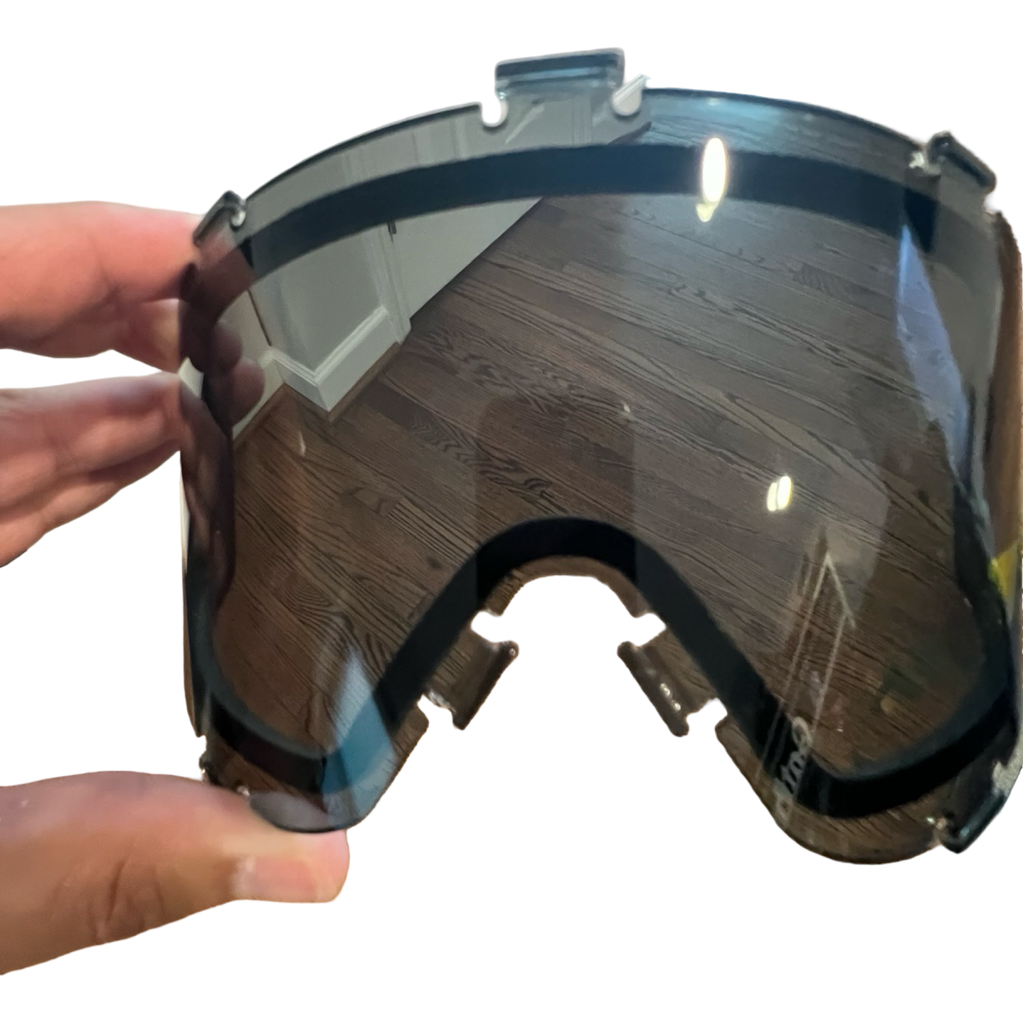 Smoke Lens w/ Red Fire Shiny Logo *NEW*