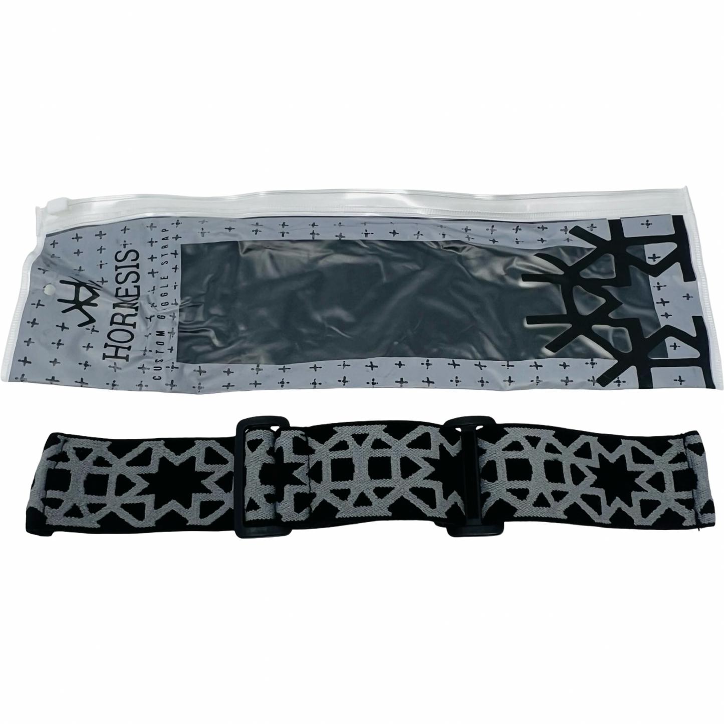 Hormesis Woven Goggle Strap - Black & Grey *Brand New*