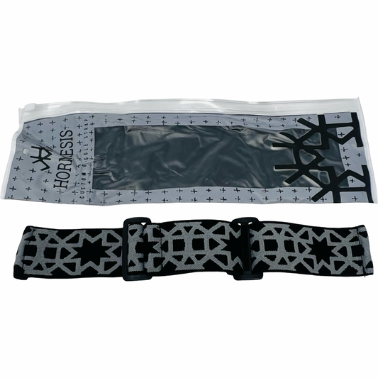 Hormesis Woven Goggle Strap - Black & Grey *Brand New*