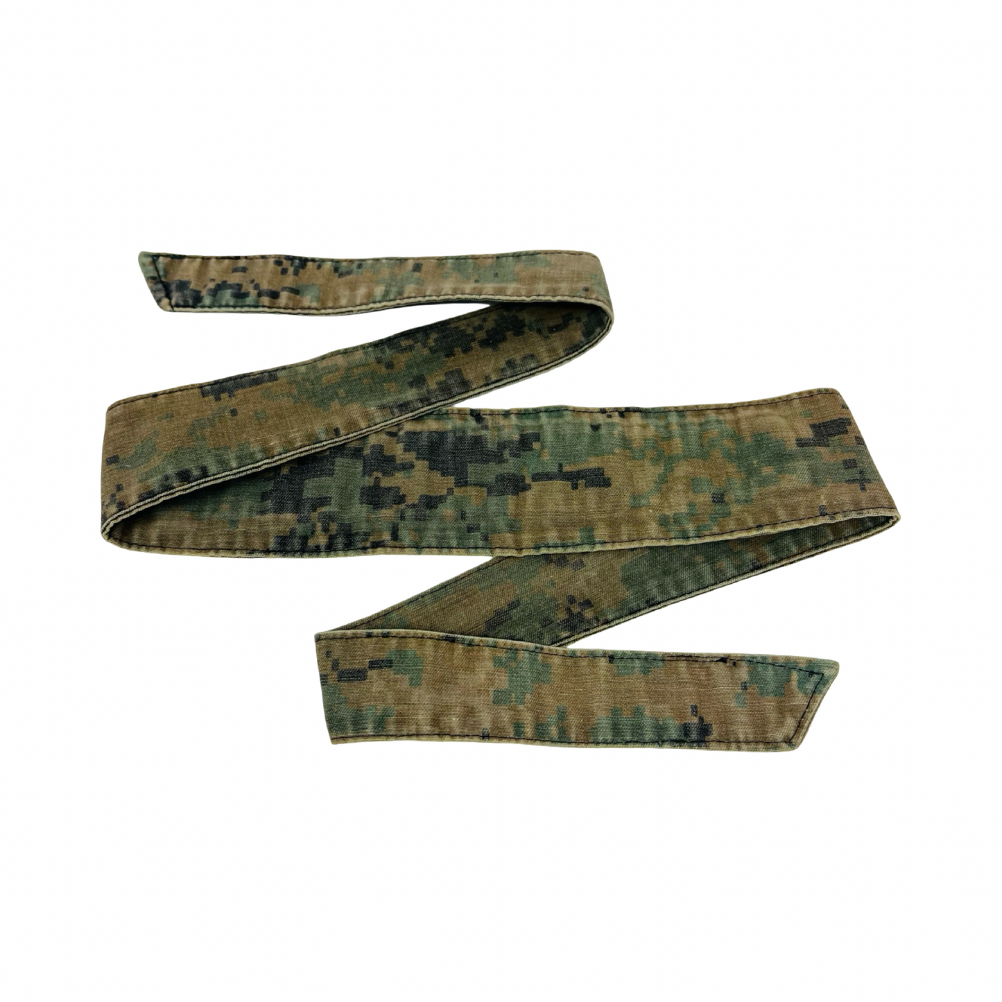 HK Denim Headband - Green / Tan / Black