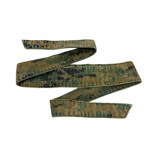 HK Denim Headband - Green / Tan / Black