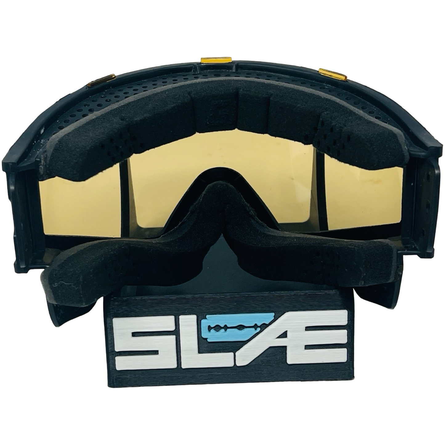 Black OG JT Thin Frames w/ G1 Foam & Amber Lens *MINT*