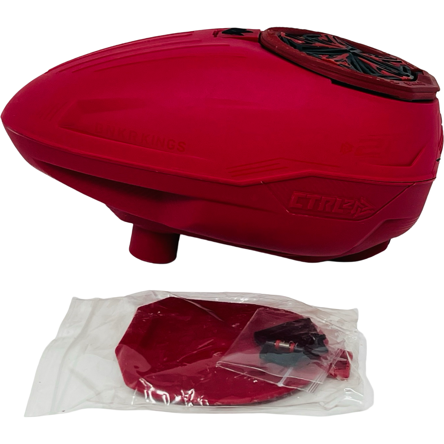 Red Bunkerkings CTRL 2 Hopper Loader w/ Speed Feed & Rain Lid