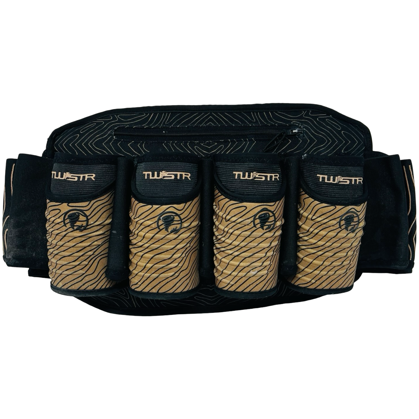 Twister Pod Pack Harness 4+7 Strapless - Black & Tan