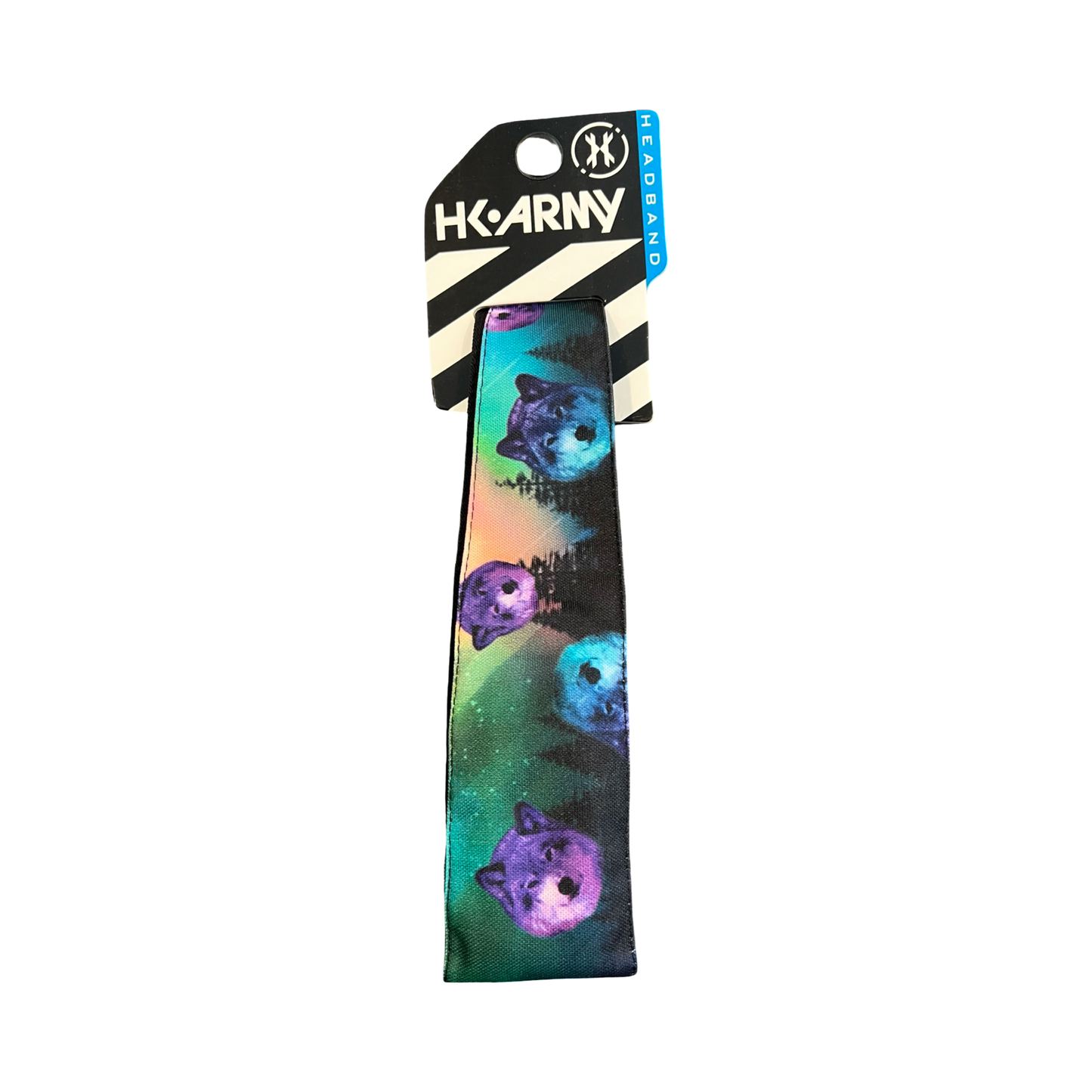 HK Headband  - Bllue / Purple / Green