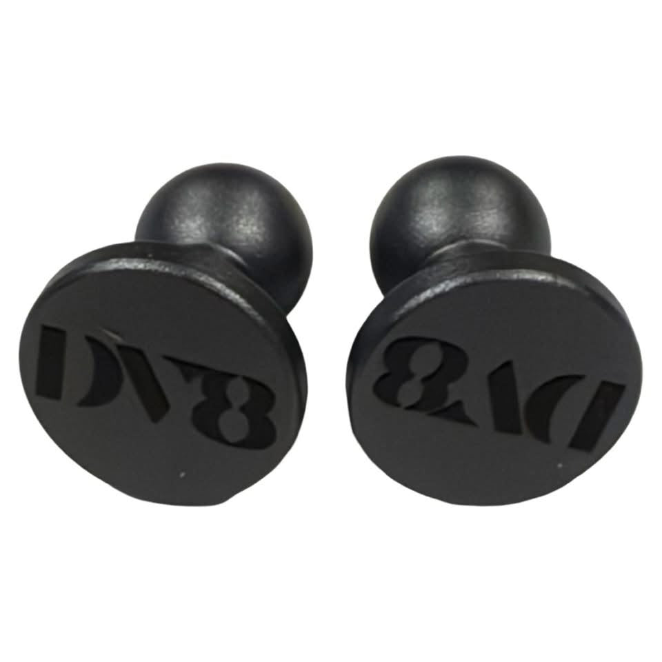 DV8 JT Metal Plugs - Grey & Black