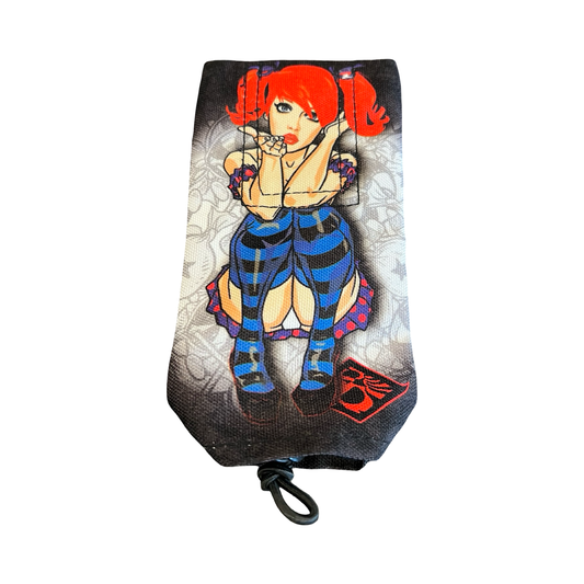 Wicked Sports Red Hair Girl Barrel Cover