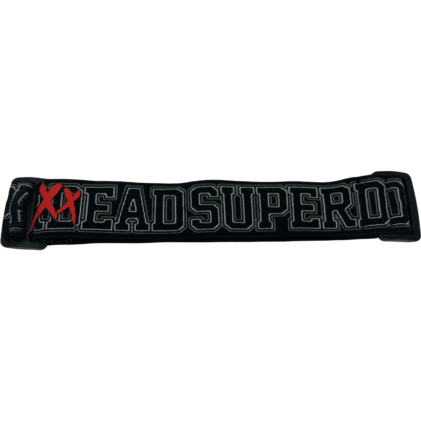 SuperDead SD Xx Black Woven Goggle Strap