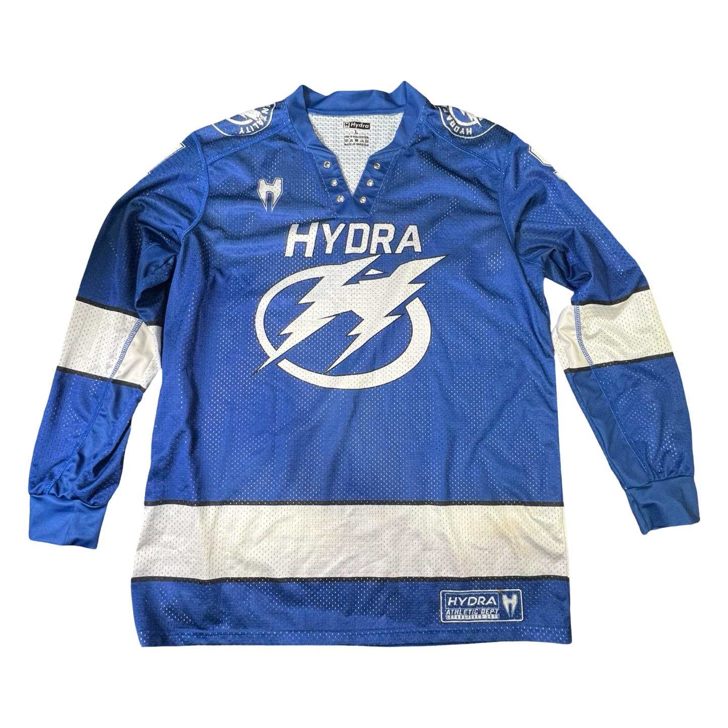 Hydra Hockey Style Jersey Large - Blue / White