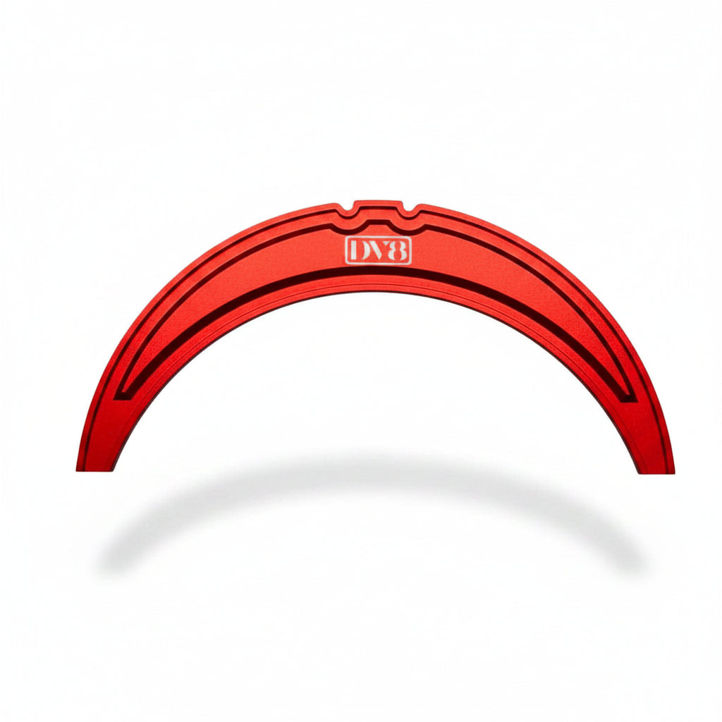 Red DV8 Metal Rain Lid