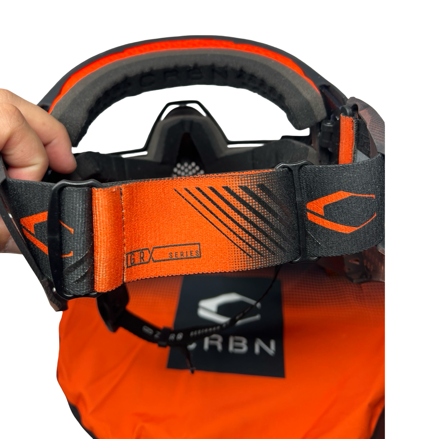 CRBN GRX Red to Black Fade Mask *MINT LOOKS NEW*