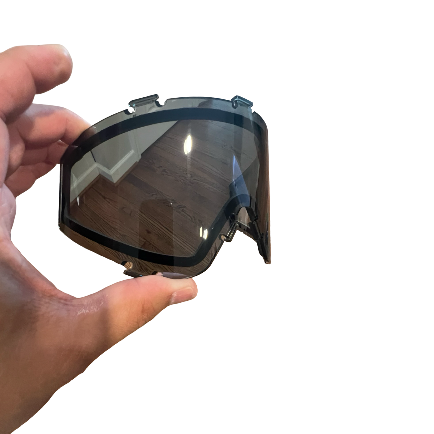 Smoke Lens w/ Red Fire Shiny Logo *NEW*