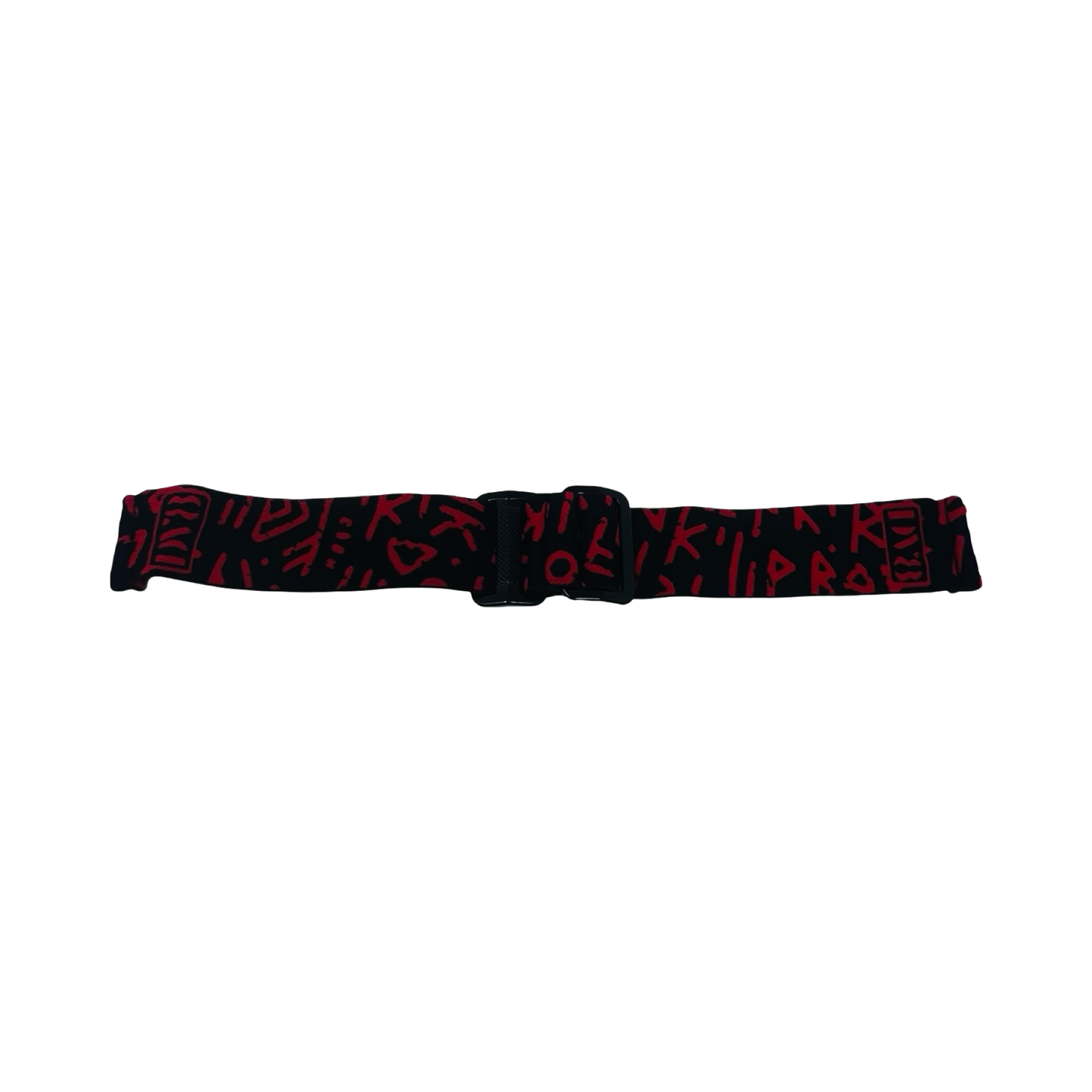 Norse Rune Red / Black Woven DV8 JT Strap with Metal Buckles