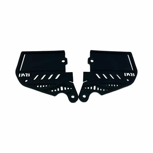 DV8 Solid Black JT Ears w/ White Logo