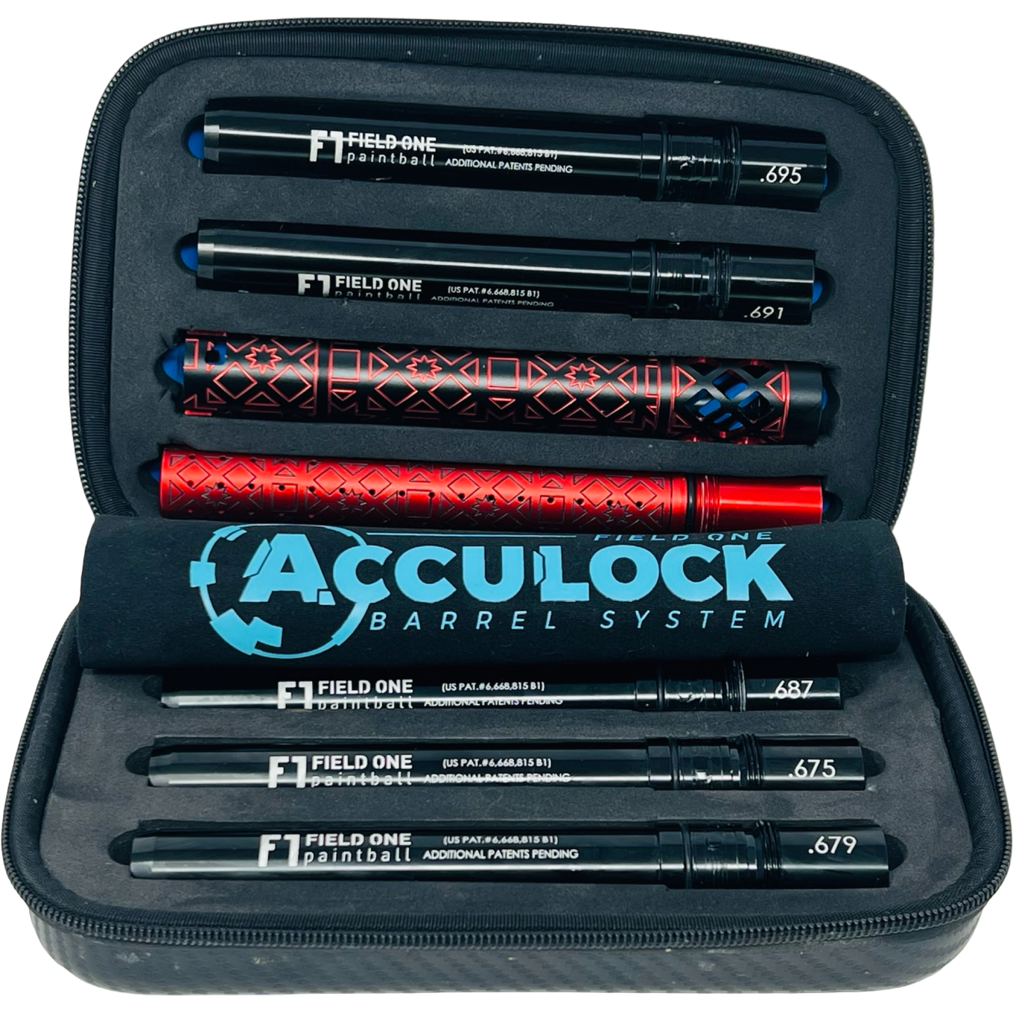 Hormesis F1 Acculock Barrel Kit - Black & Red