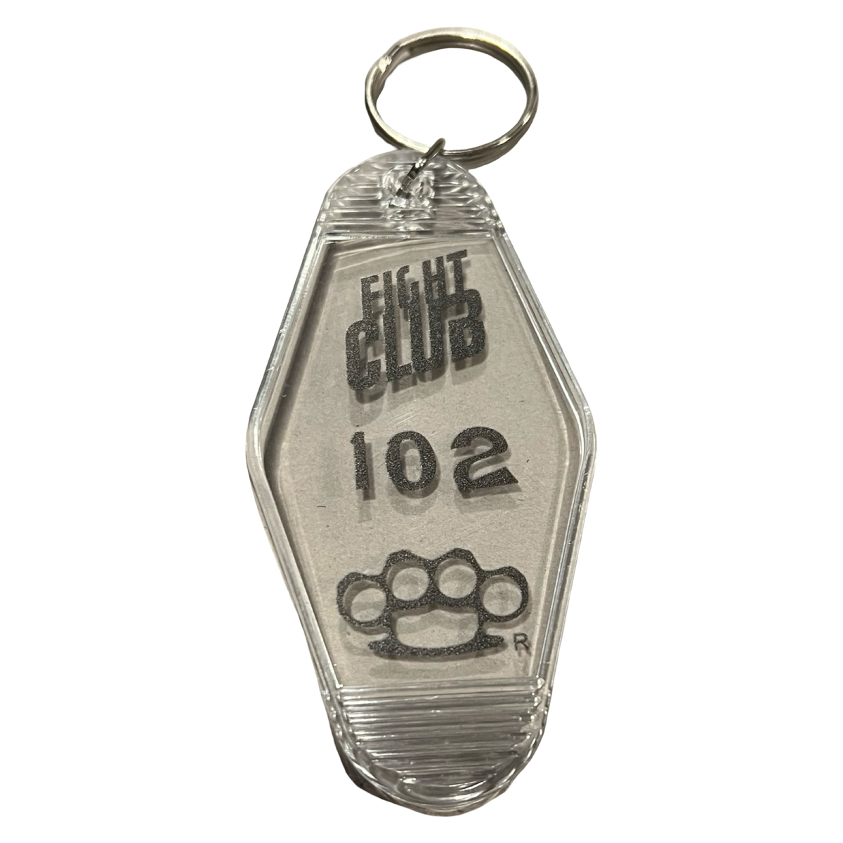 Fight Club Keychain - Clear