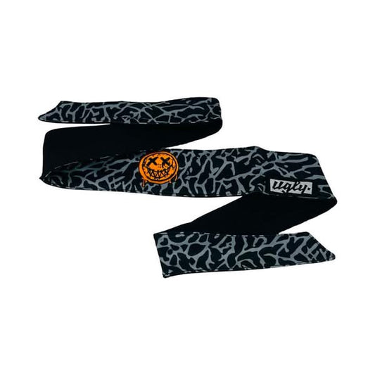 Ugly PB Headband Grey / Black w/ Orange Xx Embroider