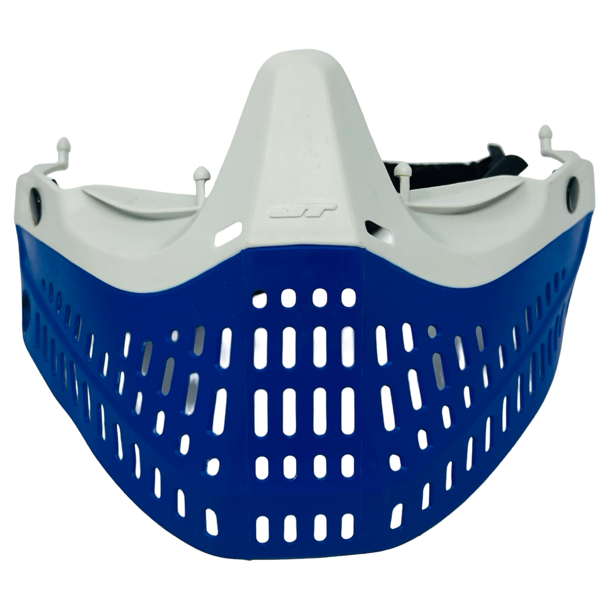 White / Cobalt Blue JT Bottoms w/ Chin Strap