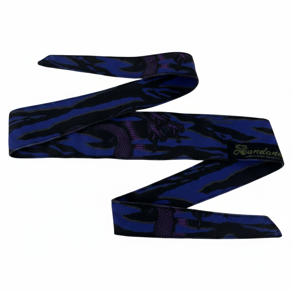 Sandana Headband - Purple & Black SS Snakestripe *MINT*