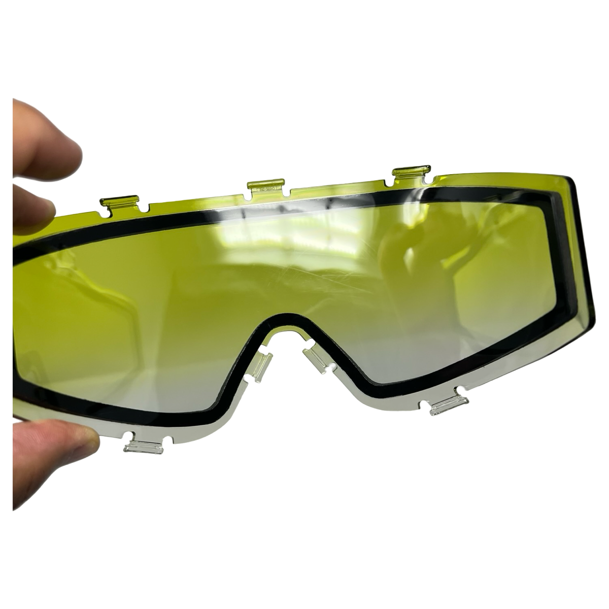 Yellow to Clear Custom JT Lens *Used* (8.5/10 Condition)