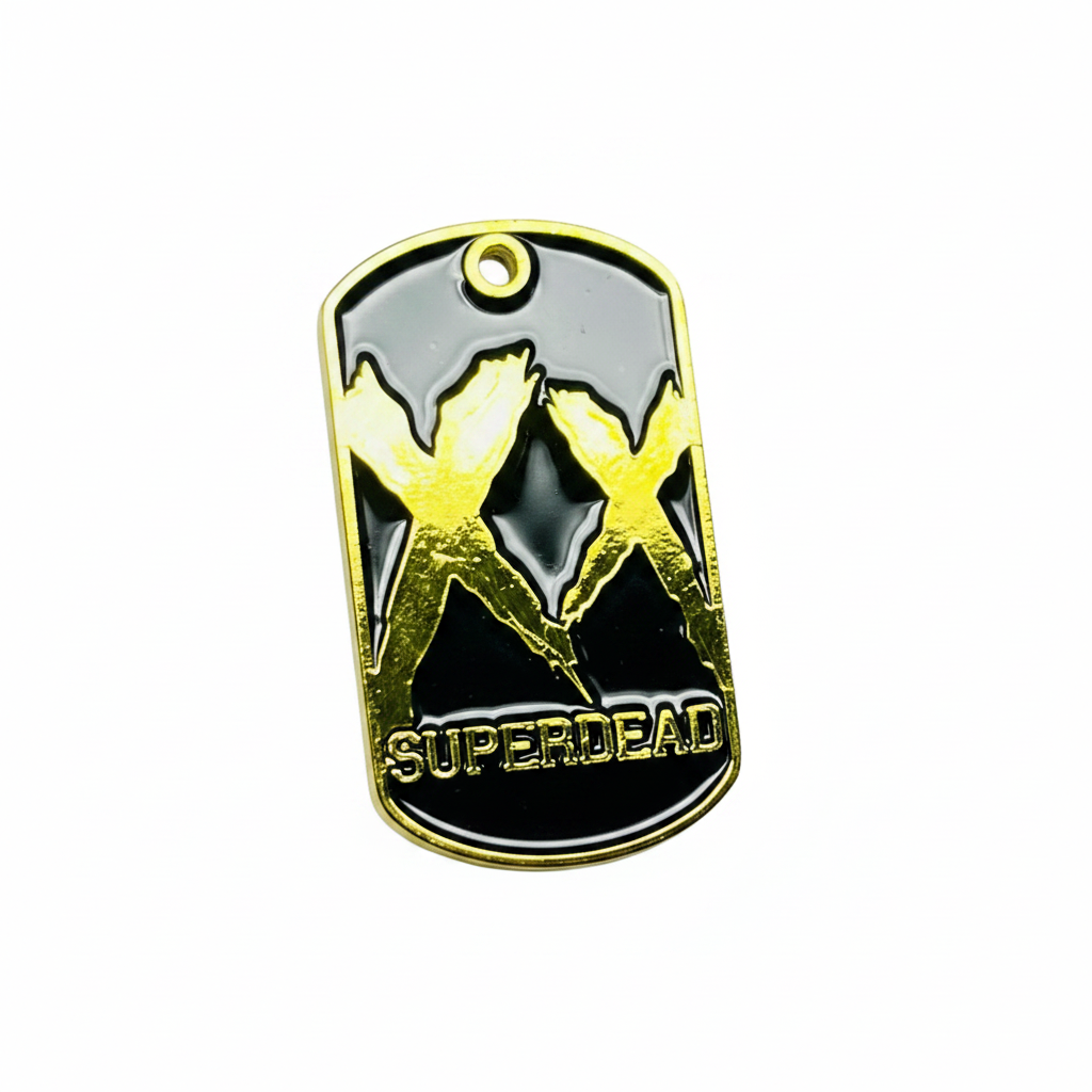 SuperDead SD Necklace Pendant Black / Gold