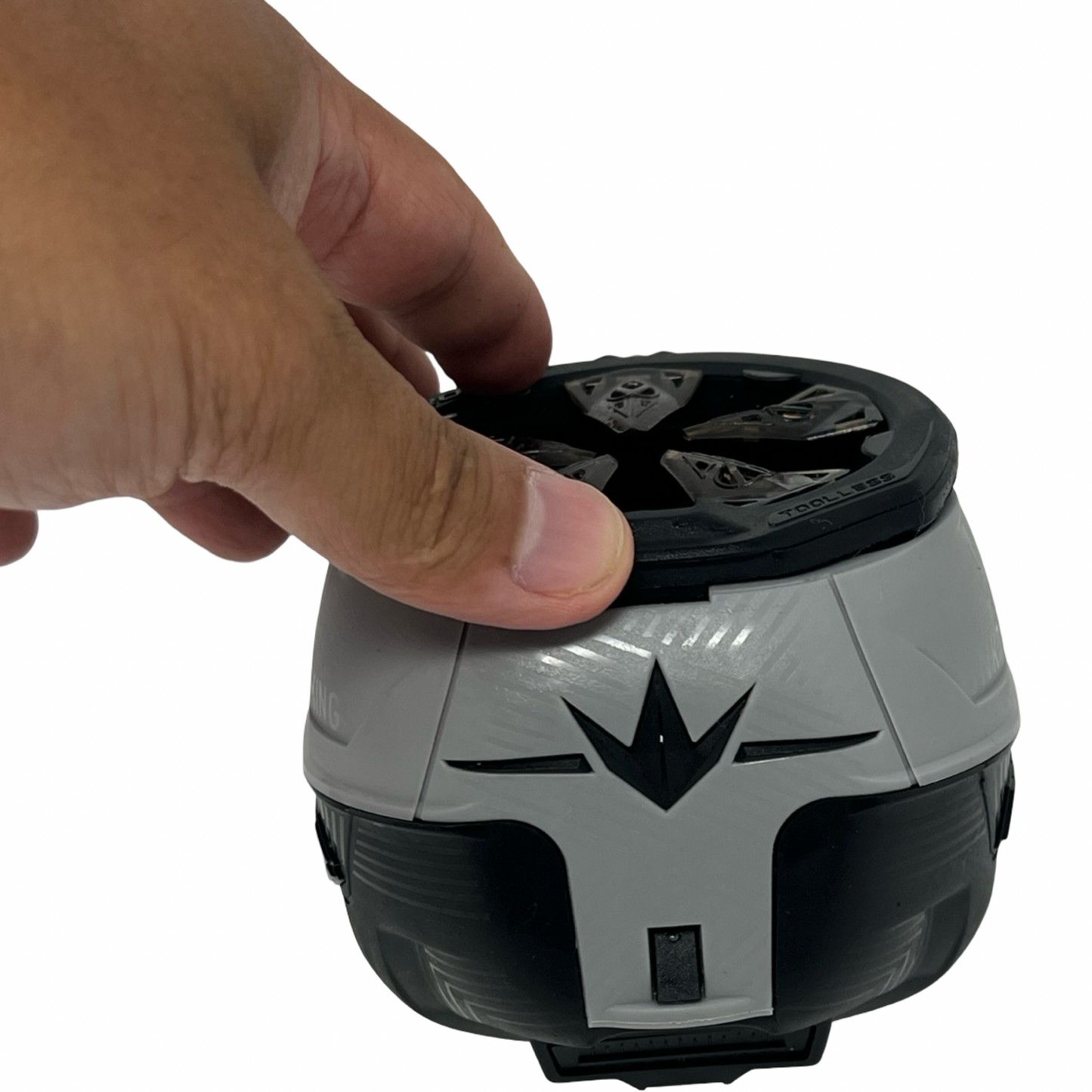 BunkerKings CTRL Hopper Loader - Black / Grey with Virtue Crown II Speed Feed